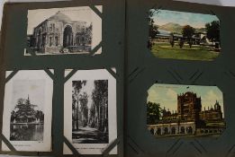 An Edwardian postcard album,