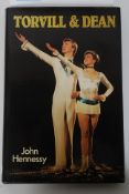 A signed Torvill & Dean book  by John Hennessy.