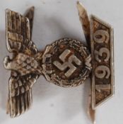 A WW2 Nazi Third Reich IRON CROSS BAR for the 1st class German Iron Cross ,