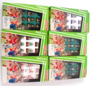 SUBBUTEO; A collection of 6x vintage boxed Subbuteo table soccer teams comprising of: 140, 403, 377,