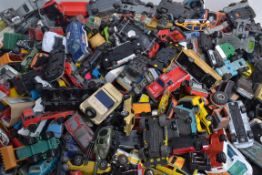 DIECAST; A HUGE collection of assorted loose diecast model cars and vehicles to include Hotwheels,