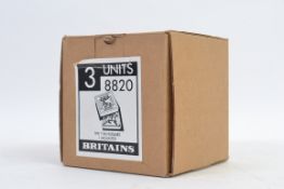 BRITAINS; An original Britains trade pack of three sets of 8820 11th Hussars Mounted lead soldiers.