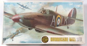 AIRFIX; An original Airfix large 1:24 scale boxed Hurricane Mk1 plastic model kit.