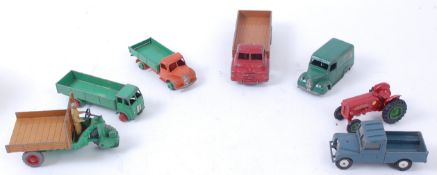 DIECAST; A collection of 7x assorted loose vintage diecast models, comprising of; Corgi Land Rover,