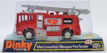 DINKY: Original Dinky Toys 285 Merryweather Marquis Fire Tender diecast model fire engine,