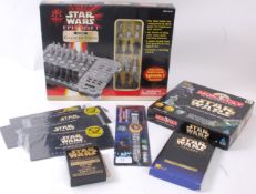 STAR WARS; A collection of Star Wars items to include Episode One ' Galactic Chess ,