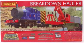 HORNBY; Hornby 00 Gauge R1174 Breakdown Hauler boxed railway trainset.