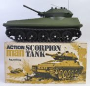 ACTION MAN; An original vintage Action Man Scorpion Tank by Palitoy, within a good original box.