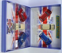 ITALIAN JOB SCALEXTRIC; Original Scalextric Italian Job racing car presentation set.