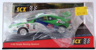 SCX; Original SCX 60140 Toyota Corolla Galp Scalextric style slot racing car,