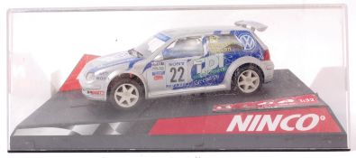 NINCO; Original Ninco 50243 Volkswagen Golf TDI ' Greenergy ' Scalextric style slot car,