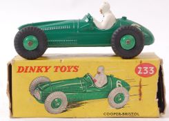 DINKY; An original vintage Dinky Toys diecast model 233 Cooper Bristol No.
