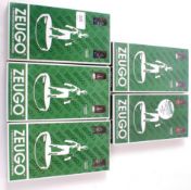 SUBBUTEO; A collection of 5x Zeugo ( Subbuteo style ) boxed teams, set numbers; 202, 201, 220,