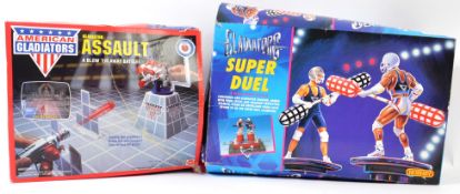 GLADIATORS; Original 1990's issue Gladiators ' Super Duel ' play set, made by Hornby,