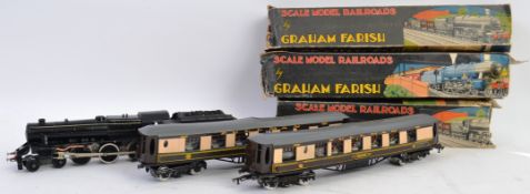 GRAHAM FARISH; A collection of three vintage Graham Farish 00 Gauge railway trainset pieces.