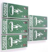 SUBBUTEO; A collection of 5x Zeugo ( Subbuteo style ) boxed teams, set numbers; 204, 195, 264, 291,