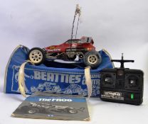 TAMIYA; An original vintage iconic Tamiya ' Frog ' radio controlled car.