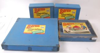 BAYKO; A collection of 4x vintage Bayko building sets - numbers; 3X, ' Building Set,