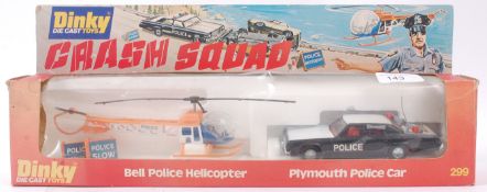 DINKY; Original vintage Dinky Toys 299 ' Police Crash Squad ' diecast set, within the original box.