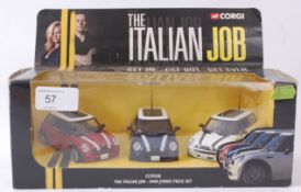 CORGI ITALIAN JOB; Original Corgi CC99138 Italian Job Mini Three Piece Set, within the original box.