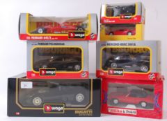DIECAST; A collection of assorted diecast to include 1:18 scale, 1:24 scale and 1:43 scale.