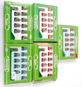 SUBBUTEO; A collection of 5x vintage boxed Subbuteo table soccer teams comprising of: 281, 476, 378,