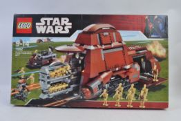 LEGO STAR WARS; An original Lego Star Wars set 7662 ' Trade Federation MTT .