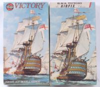 AIRFIX; Two vintage Airfix model kits - both of HMS Victory. One appears to have been unused.