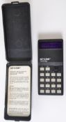 SINCLAIR CALCULATOR; A retro vintage Sinclair Cambridge calculator,