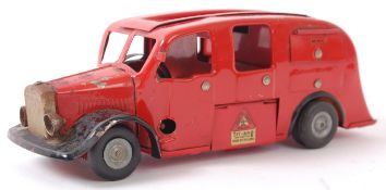 TRIANG MINIC; An original rare early Minic tinplate fire engine, in red,
