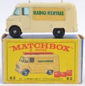 MATCHBOX LESNEY; An original vintage diecast model Matchbox  Lesney No.