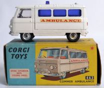 CORGI; Original vintage Corgi Toys 463 Commer Ambulance boxed diecast model within the original box.