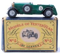 LESNEY MODELS OF YESTERYEAR; An original diecast model Lesney Models Of Yesteryear No.