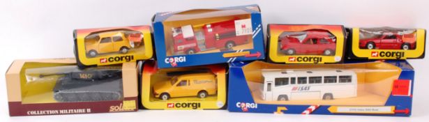DIECAST; A collection of assorted boxed diecast to include 4x Corgi models,