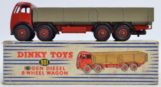 DINKY; An original vintage Dinky Toys 901 Foden 8 Wheel Wagon,  within the original box.