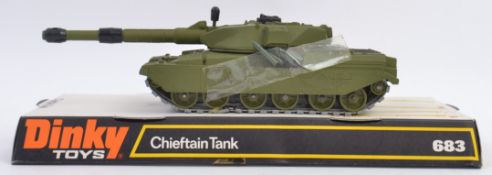 DINKY; An original vintage Dinky Toys 683 Chieftain Tank.