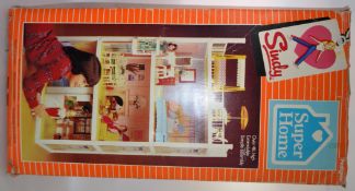 SINDY SUPER HOME; An original vintage Sindy Super Home, made by Pedigree.