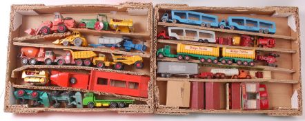 DIECAST; A collection of assorted vintage loose diecast to include Lesney,