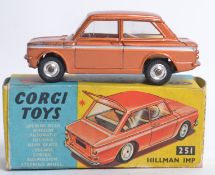 CORGI; Original vintage Corgi Toys 251 Hillman Imp diecast model car.