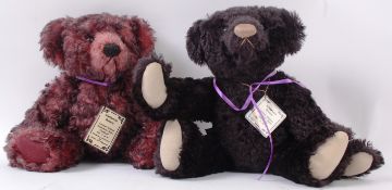 MELDRUM BEARS; Two original Meldrum Bears artist designed teddy bears,