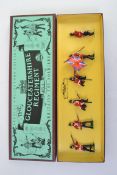 BRITAINS; An original set of Britains 8809 Gloucester Regiment lead figures set.