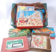 VINTAGE TOYS & GAMES; A box of assorted Edwardian and later toys and games,
