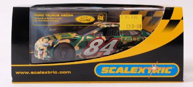 SCALEXTRIC; C2585 Ford Taurus TA-84 slot racing car, within the original box.