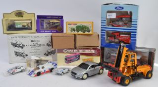 DIECAST; A quantity of assorted loose and boxed diecast to include Lledo, EFE bus,