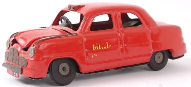 TRIANG MINIC; An original rare early Minic tinplate Fire Chief's Car model, in red. Marked to base.