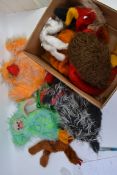 VINTAGE HAND PUPPETS; A good selection of vintage 1970's TV & Film related hand puppets,