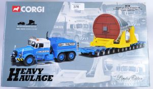 CORGI HEAVY HAULAGE; Original Corgi Heavy Haulage 18001 Econofreight Heavy Transport Ltd.