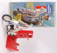 EVEL KNIEVEL; Retro vintage 1970's Evel Knievel Stunt Cycle by Ideal.