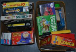 BOARD GAMES; A LARGE collection of assorted vintage and contemporary toys and games,