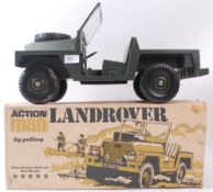 ACTION MAN; an original Action Man Palitoy made Land Rover in plastic.
